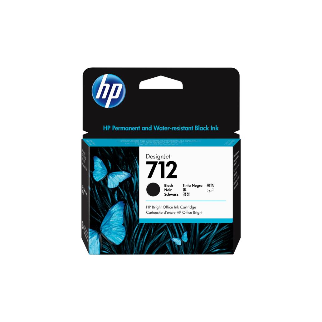 TINTEIROS HP 3ED71A - PRETO Nº712 - 80ml TINTEIROS HP 3ED71A - PRETO Nº712 - 80ml - Image 1